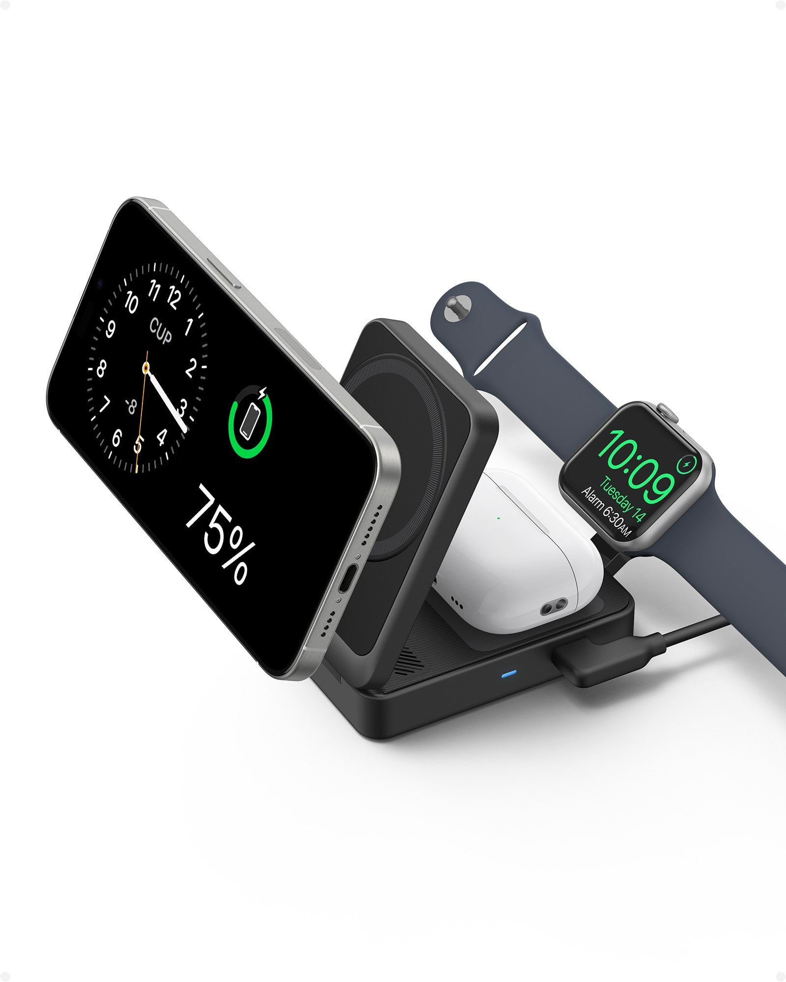 Anker MagGo Wireless Charging Station (15W, Foldable 3-in-1) Anker MagGo Wireless Charging Station (15W, Foldable 3-in-1)